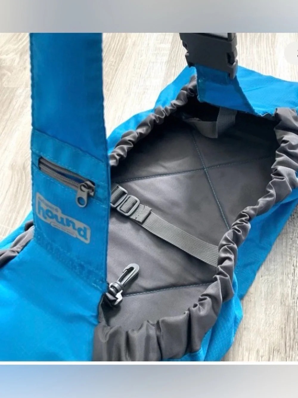 Outward Hound Blue and Black Small Pet Carrier Backpack